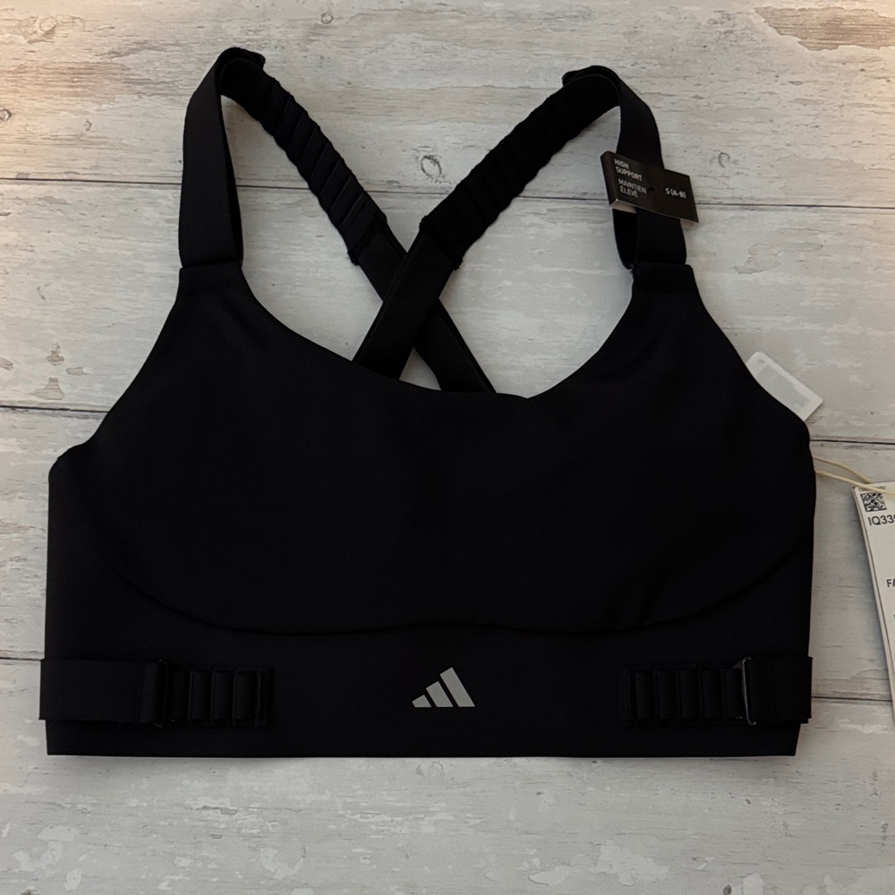 NWT Adidas Women's Black Crossback Sports Bra